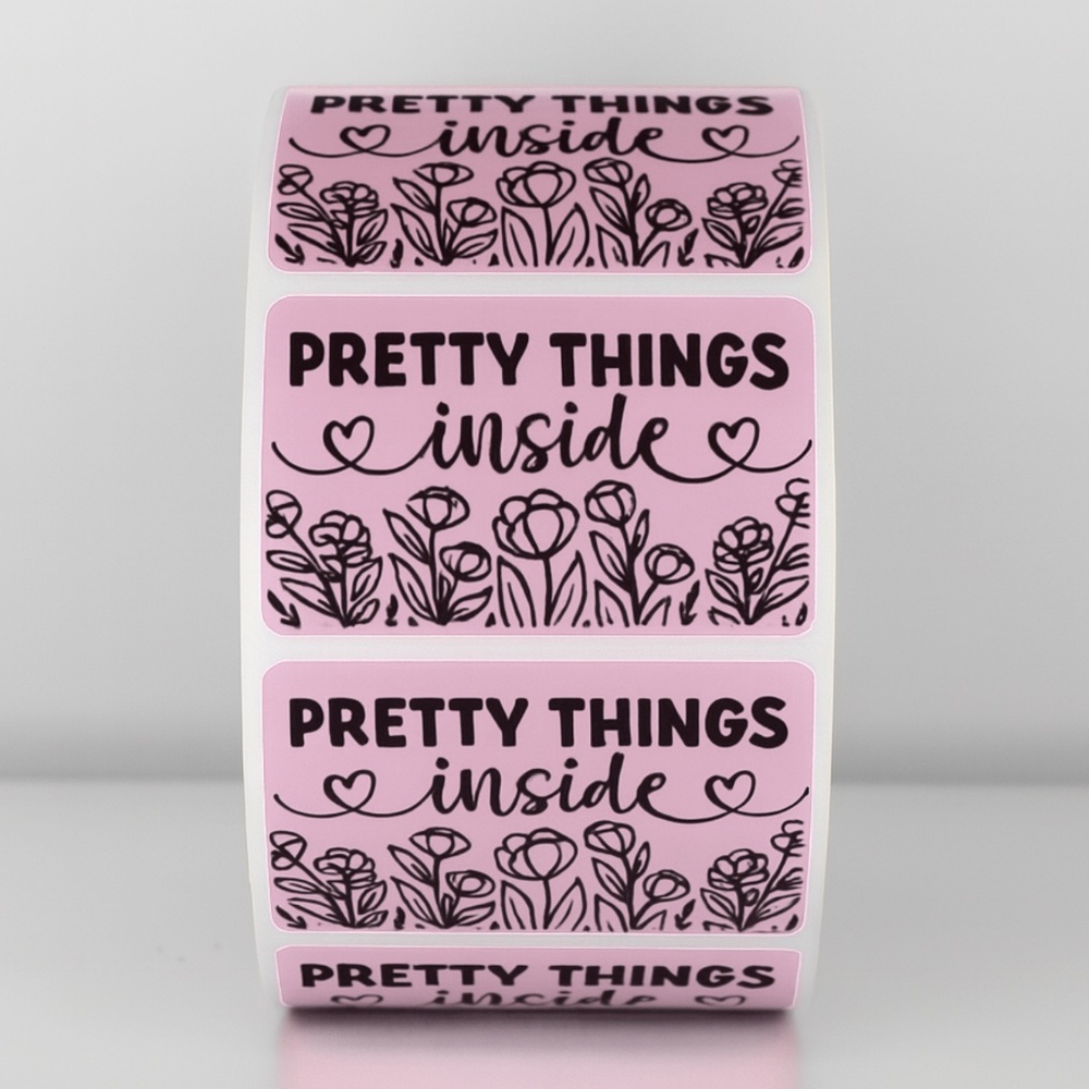 ✨ "Pretty Things Inside" Stickers | Small Business Packaging |  Labels STICKERS - Picture 8 of 11